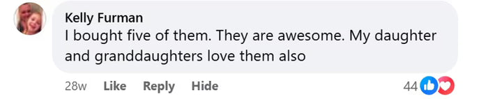 A comment from a parent