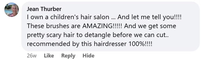 A comment from a parent