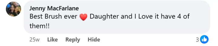 A comment from a parent